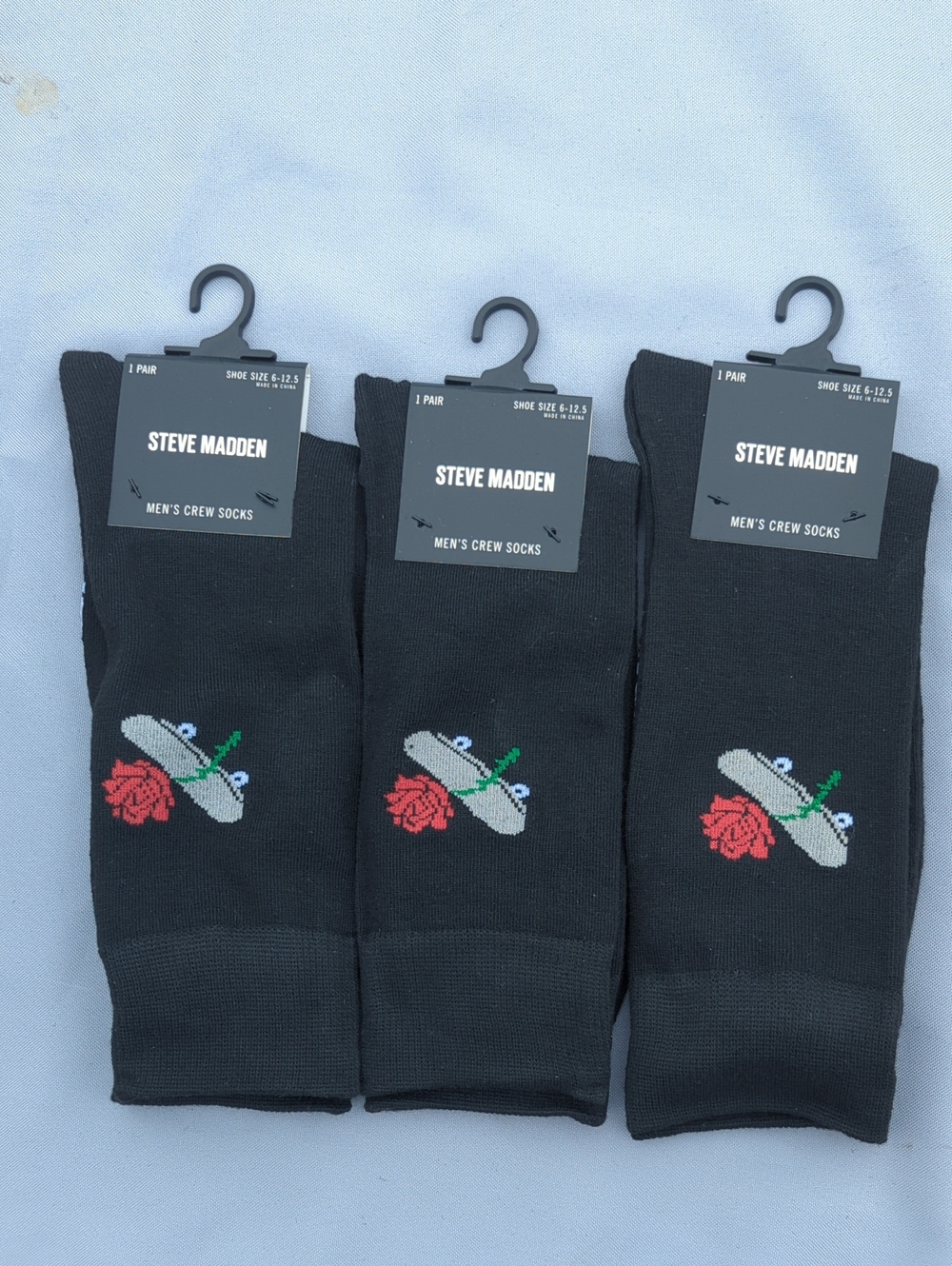 3PAIR BUNDLE + STEVE MADDEN CREW SOCKS